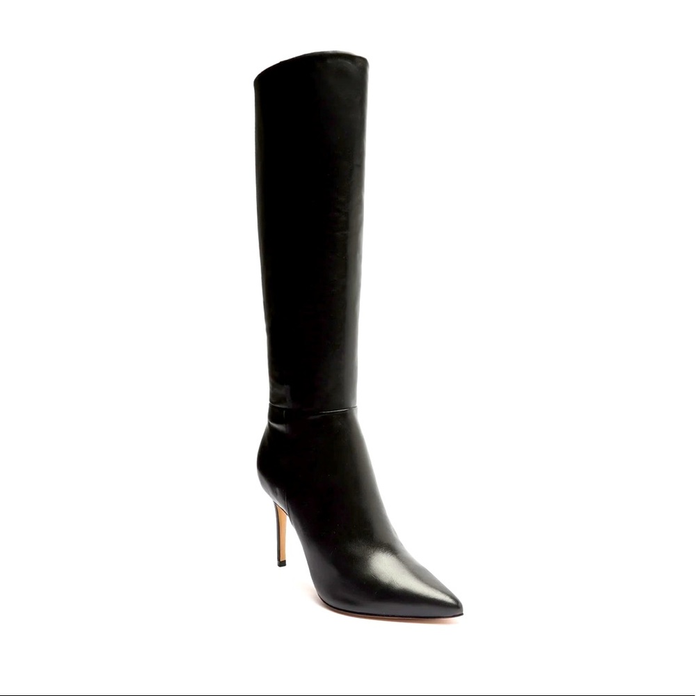 SCHUTZ Magalli - Mikki Up - Black Leather Knee High Boot, Women’s 9B, NWT